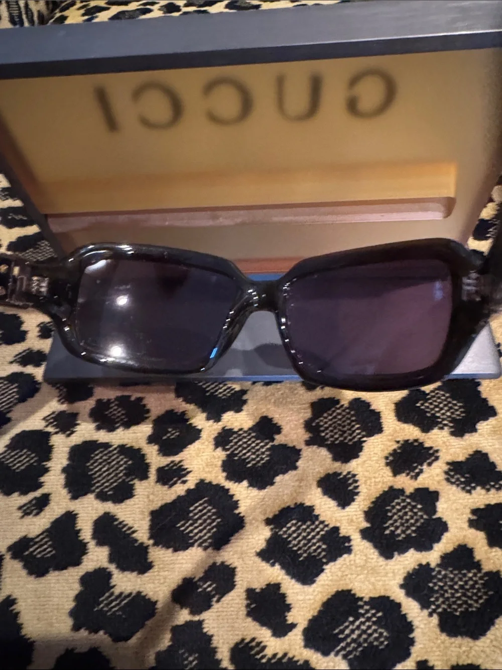 Fendi Brown Gloss Oversized Women's Sunglasses